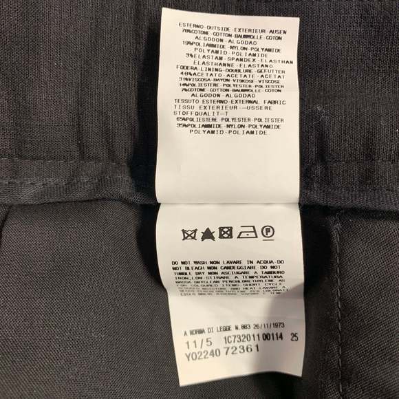 JUST CAVALLI Black Cotton Blend Single Breasted Tuxedo - Picture 16 of 16